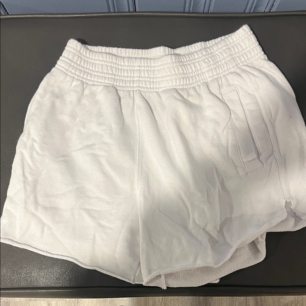 Aerie White Athletic Shorts
